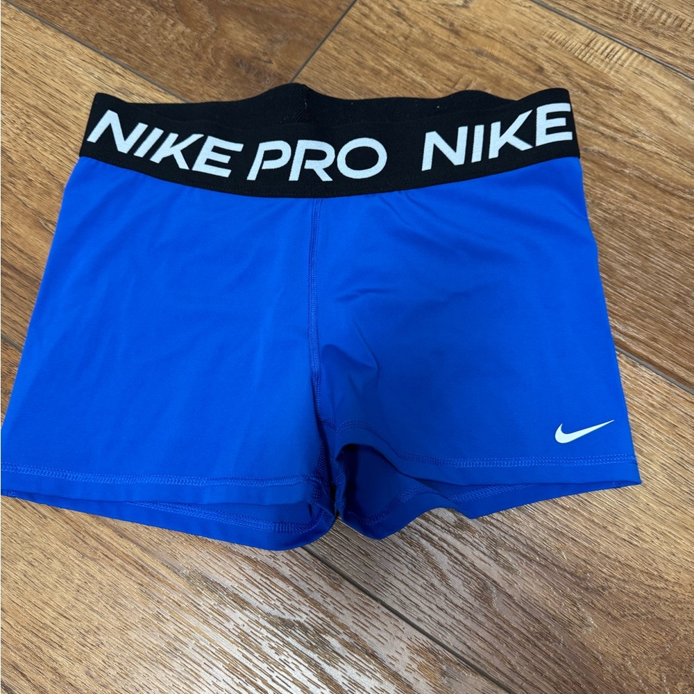 Nike Pro Blue Athletic Short